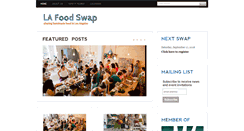 Desktop Screenshot of lafoodswap.com